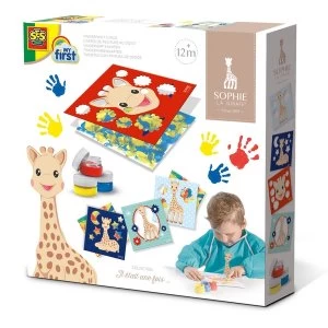 SES Creative Childrens My First Sophie La Giraffe Washable Fingerpaint Cards Set Activity Set