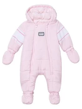 BOSS Baby Girls Snowsuit - Pink Pale, Pale Pink, Size 18 Months