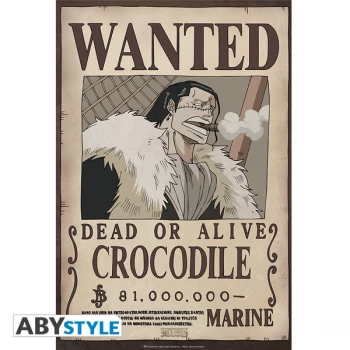 One Piece - Wanted Crocodile Small Poster
