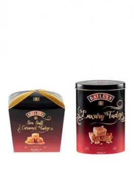 Baileys Luxury Fudge And Seasalt And Caramel Fudge Tin Bundle