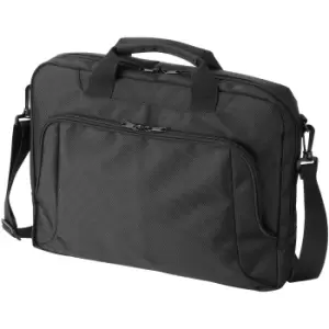 Avenue New Jersey 15.6 Laptop Conference Bag (40 x 7 x 30 cm) (Solid Black)