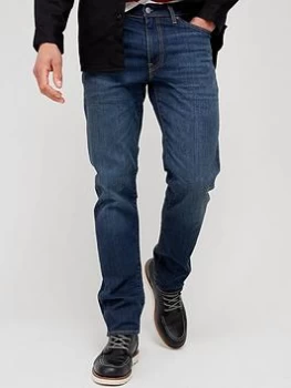 Levis 511 Slim Fit Jeans - Mid Blue, Hard Worn, Size 32, Length Short, Men