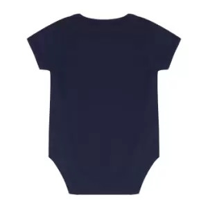 Larkwood Baby Boys/Girls Essential Short Sleeve Bodysuit (3-6 Months) (Navy)