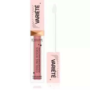 Eveline Cosmetics Variete Cooling Kisses Hydrating Lip Gloss with Cooling Effect Shade 03 Star Glow 6,8 ml