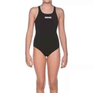 Arena Girls Sports Swimsuit Solid Swim Pro - Black
