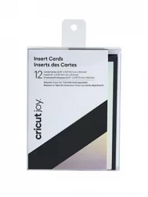 Cricut Joy Insert Cards 12 Pack, Black/Holo