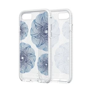 Tech21 T21-5787 Evo Check FlexShock skin shell case iPhone 8 Clear Blue