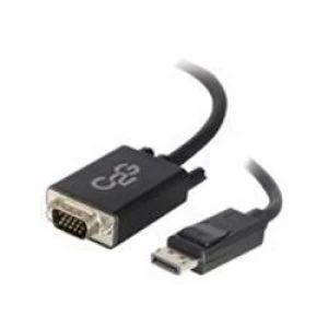 C2G 1m DisplayPort Male to VGA Male Adapter Cable - Black