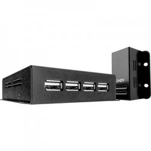 LINDY 50m 4 Port USB 2.0 Cat.5 Extender RJ45 USB extender via RJ45 network cable 50 m