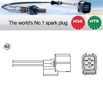 1x NGK NTK Oxygen O2 Lambda Sensor OZA569-H1 OZA569H1 (0499)