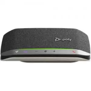 Poly Sync 20 USB C Bluetooth Mono Speakerphone Compatible with Mac and