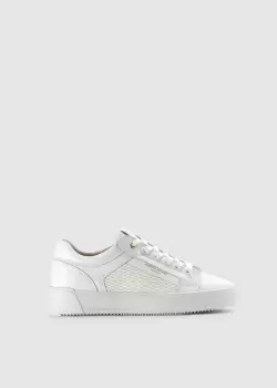 Android Homme Mens Venice Stretch Woven Trainers In White