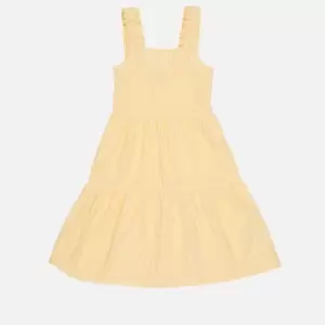Barbour Girls Mia Dress - Sunrise Yellow - S (6-7 Years)