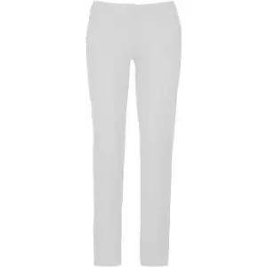 Kariban Womens/Ladies Chino Trousers (12 UK) (White)