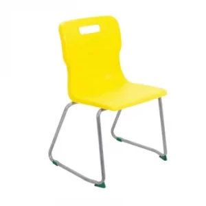 TC Office Titan Skid Base Chair Size 5, Yellow