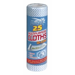 Duzzit Multi Purpose Cloths Pack 25 On A Roll