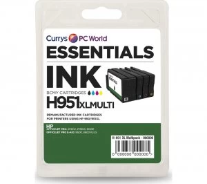 Essentials HP950 and HP951 4-colour Ink Cartridges Multipack