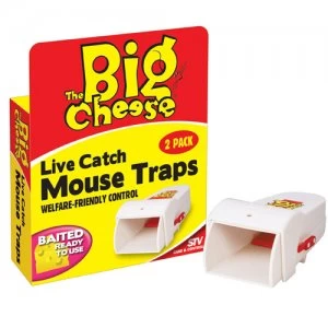 STV Zeroin Live Catch Mouse Traps Pack of 2