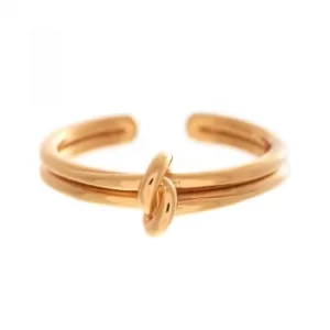 Ladies Olivia Burton Rose Gold Plated Knot Ring