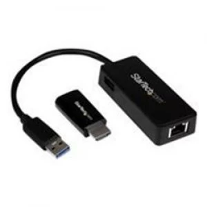 StarTech.com Samsung Chromebook 2 & Series 3 HDMI to VGA and USB 3 Gigabit Ethernet Accessory Bundle