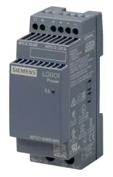 Siemens LOGO!POWER Switch Mode DIN Rail Power Supply 100 240V ac Input, 12V dc Output, 1.9A 23W