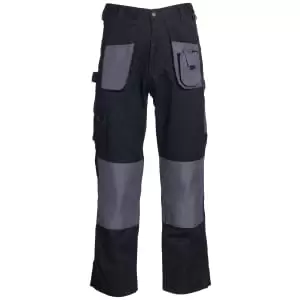 Blackrock Black & Grey Work Trousers - 34W 31L