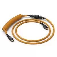 Glorious Coiled Cable USB-C to USB-A - Glorious Yellow (GLO-CBL-COIL-GG)