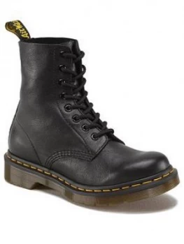 Dr Martens 1460 8 Eyelet Boots - Black, Size 6, Women