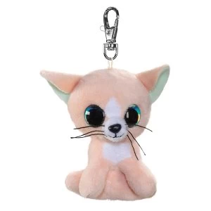 Lumo Stars Mini Keyring - Cat Peach Plush Toy