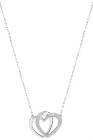 Ladies Swarovski Jewellery Dear Double Heart Necklace 5345475