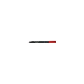 313 Lumocolor Permanent Pen 0.4MM Superfine Tip - Red (Pack-10)