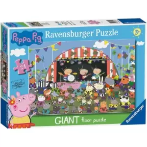 Ravensburger - Peppa Pig Family Celebrations Giant Floor Puzzle 24P Jigsaw Puzzle