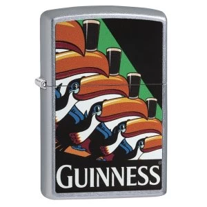 Zippo Guinness Toucans Street Chrome Finish Windproof Lighter