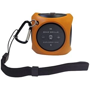 Jivo Bear Grylls Explorer One Water Resistant Bluetooth Speaker, Burnt Orange