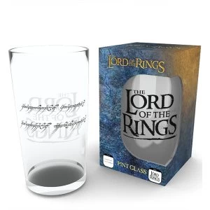 Lord of the Rings Ring Large Glass