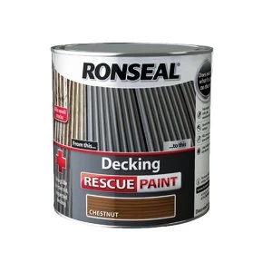 Ronseal Decking Rescue Paint Chestnut 5 litre