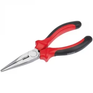 Draper 165mm Heavy Duty Long Nose Pliers with Soft Grip Handles