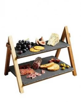Masterclass Artes&Agrave; Two Tier Serving Stand, 40X30X25Cm