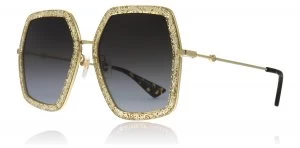 Gucci GG0106S Sunglasses Gold 005 56mm