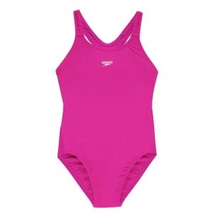 Speedo Endurance Plus Medalist Girls Swimsuit - Electric Pink