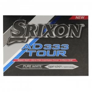 Srixon AD333 Tour 12 Pack - White