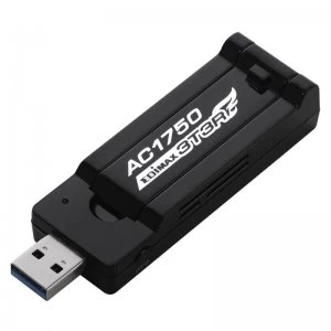 AC1750 Dual-Band WiFi USB 3.0 Adapter with 180-degree Adjustable Ante