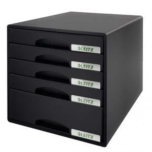 Leitz Black Plus Drawer Cabinet 52110095