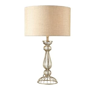 The Lighting and Interiors Group Noho Metal Table Lamp - Chrome