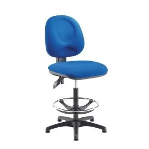 Arista Draughtsman Chair Adjustable Footrest Blue KF815147