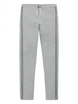 Barbour International Girls Side Stripe Track Pants - Grey, Size Age: 8-9 Years, Women