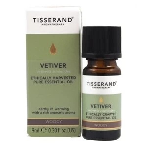Tisserand Aromatherapy Vetiver Ethically Harvested Essential Oil 9ml