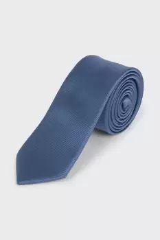 Mens Slim Airforce Blue Tie