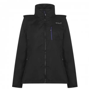 Gelert Horizon Waterproof Jacket Ladies - Blk/Gelert Purp