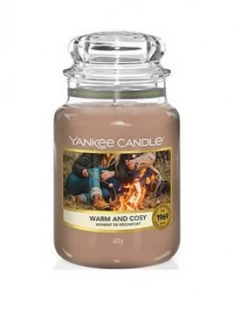Yankee Candle Campfire Nights Collection ; Warm & Cosy Classic Large Jar Candle